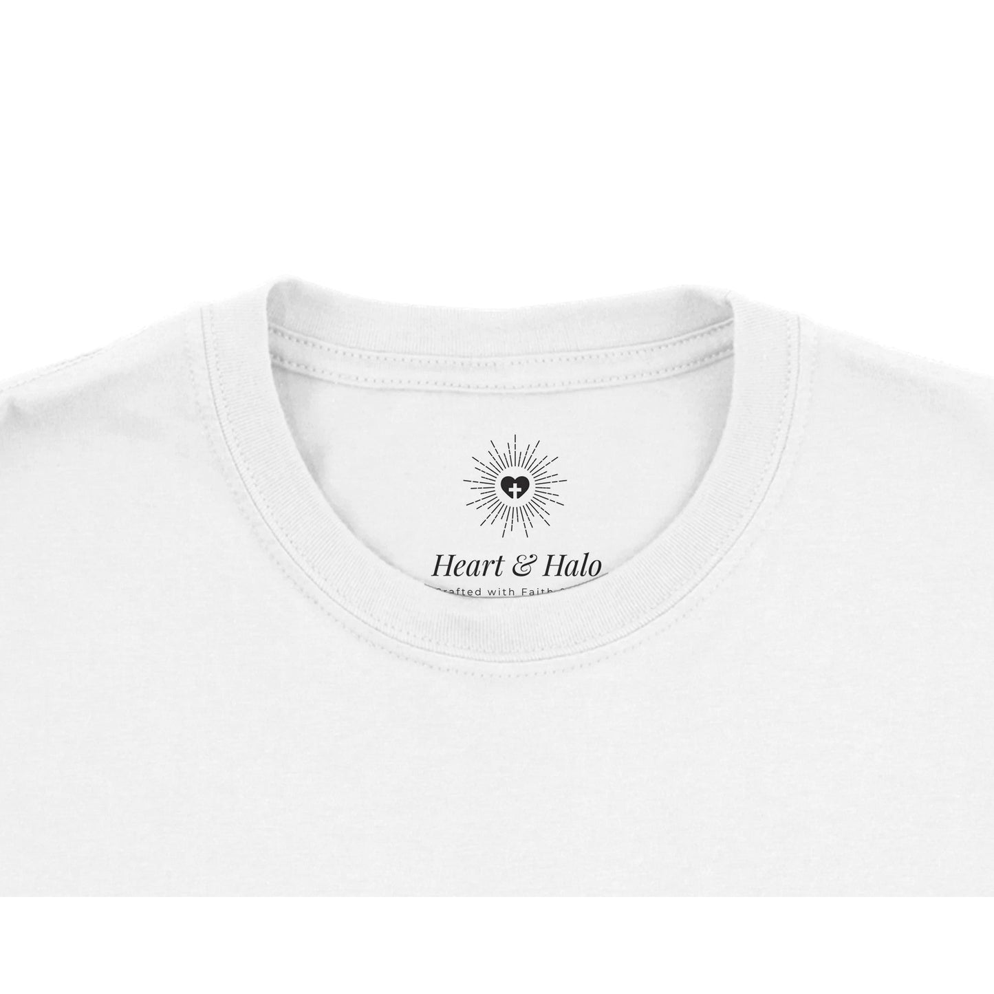 Sacred Heart of Jesus Youth Cotton Crewneck T-Shirt – 20% Donation - Heart & Halo