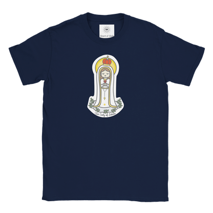 Our Lady of Fatima Kids T-Shirt – Inspired by Little Artist Designs - Heart & Halo