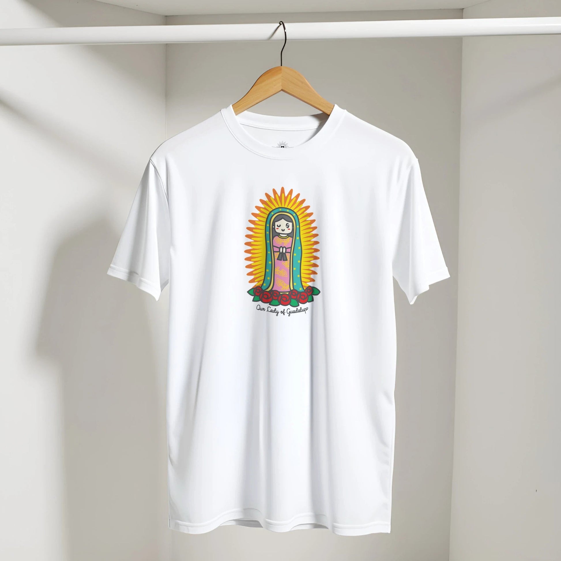 Our Lady of Guadalupe | Adult Cotton Crewneck T-Shirt - Heart & Halo
