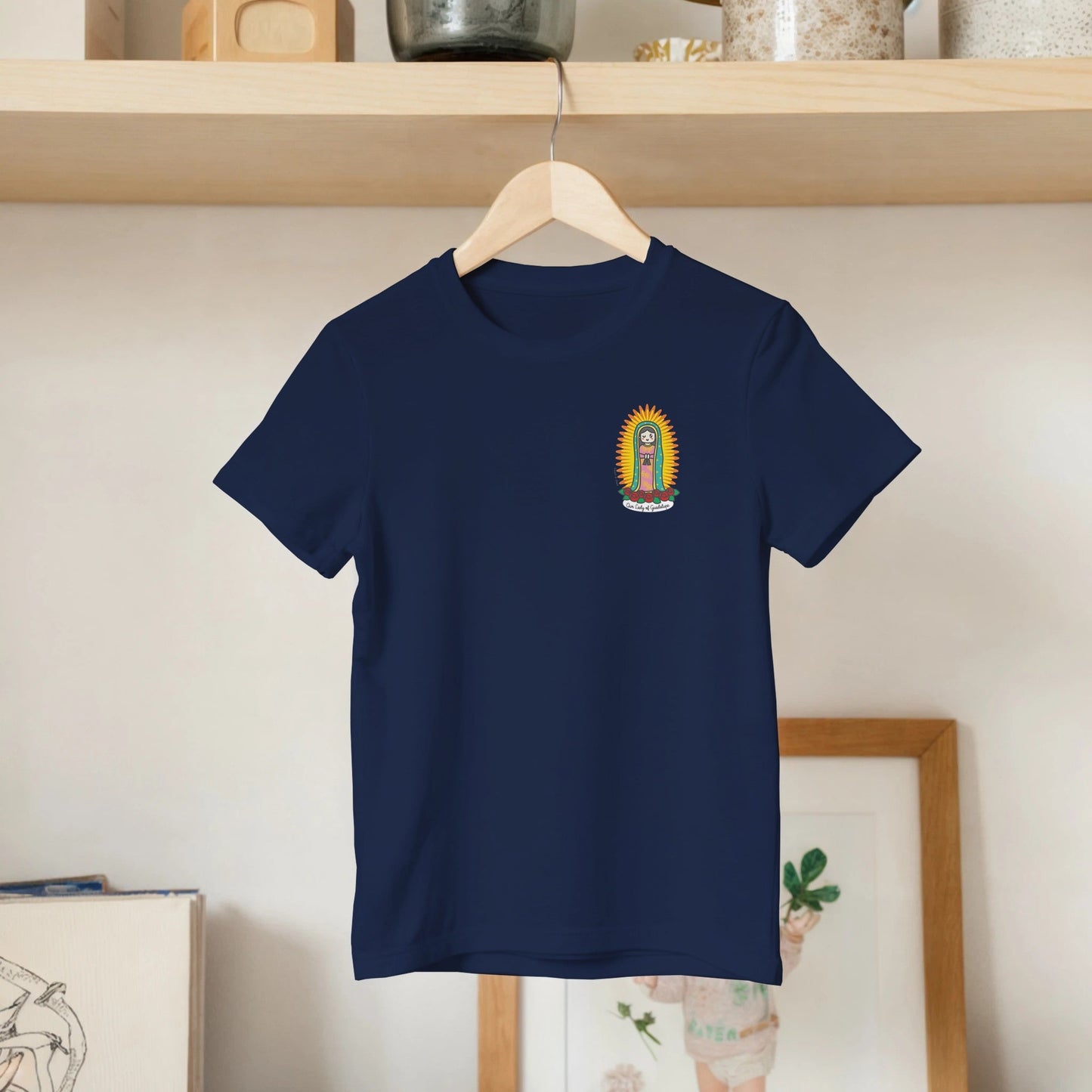 Our Lady of Guadalupe Kids Cotton T-Shirt - Heart & Halo