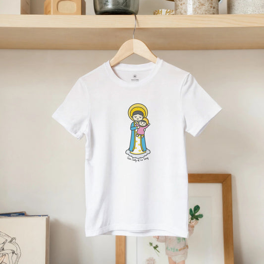 Our Lady of La Vang Kids Cotton T-Shirt - Heart & Halo