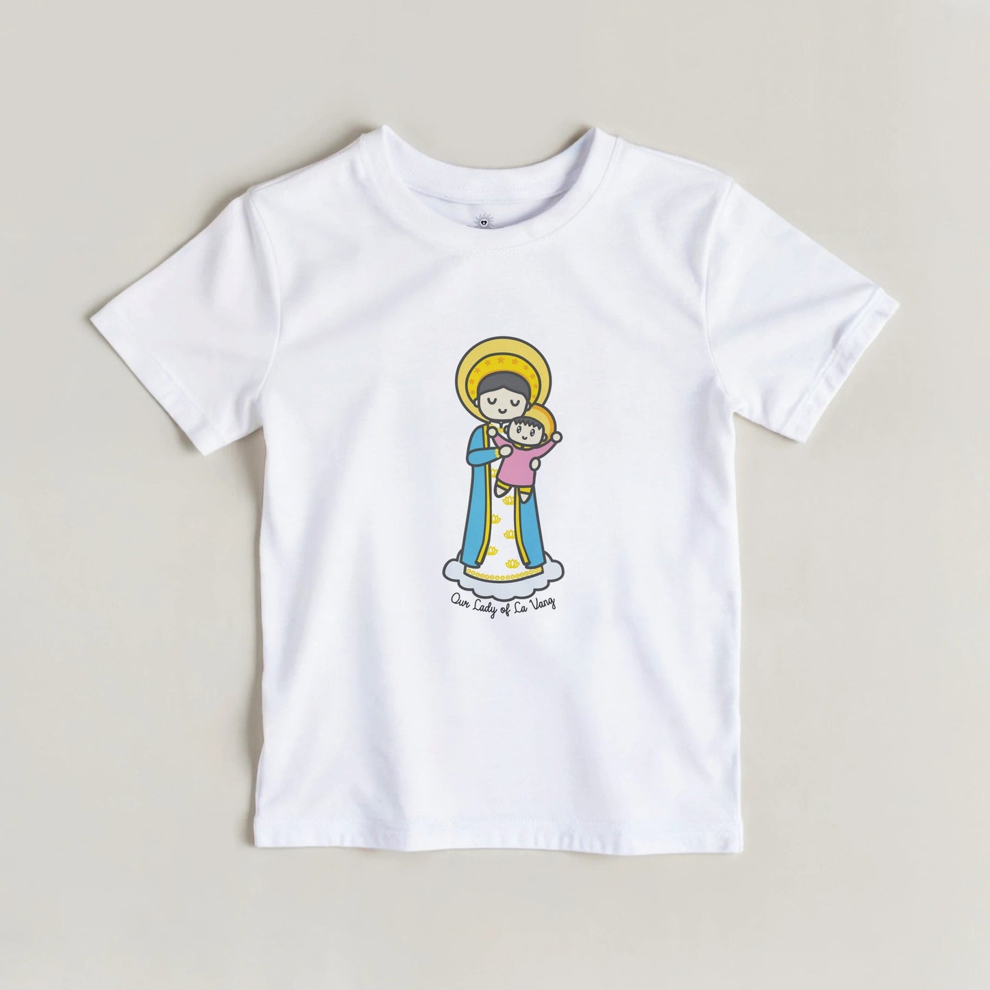 Our Lady of La Vang Kids Cotton T-Shirt - Heart & Halo