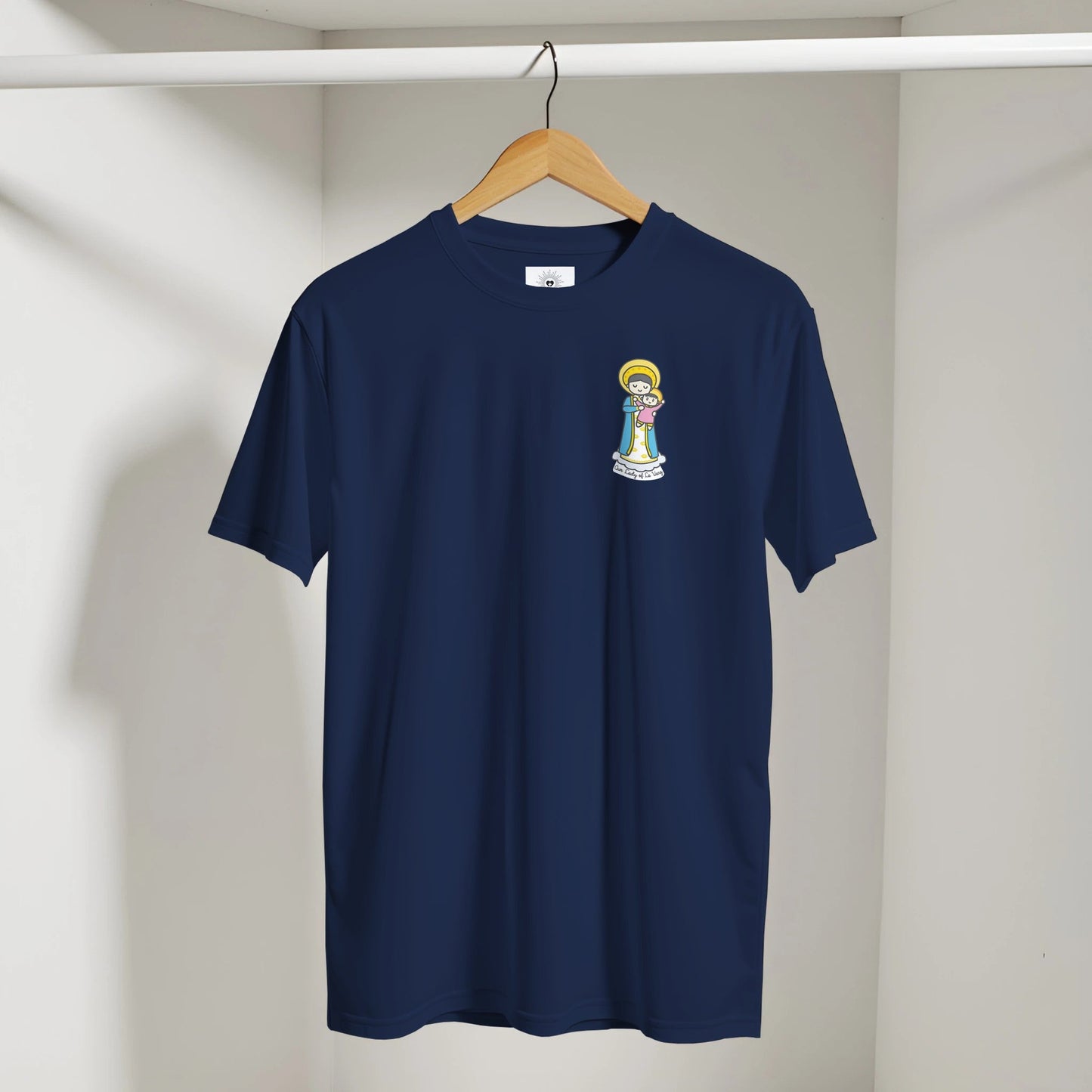 Our Lady of La Vang T-Shirt – Blessed Virgin Mary with Baby Jesus - Artistic Design - Heart & Halo