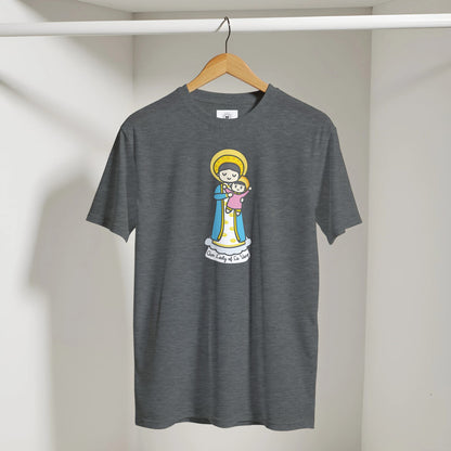 Our Lady of La Vang T-Shirt – Blessed Virgin Mary with Baby Jesus - Artistic Design - Heart & Halo