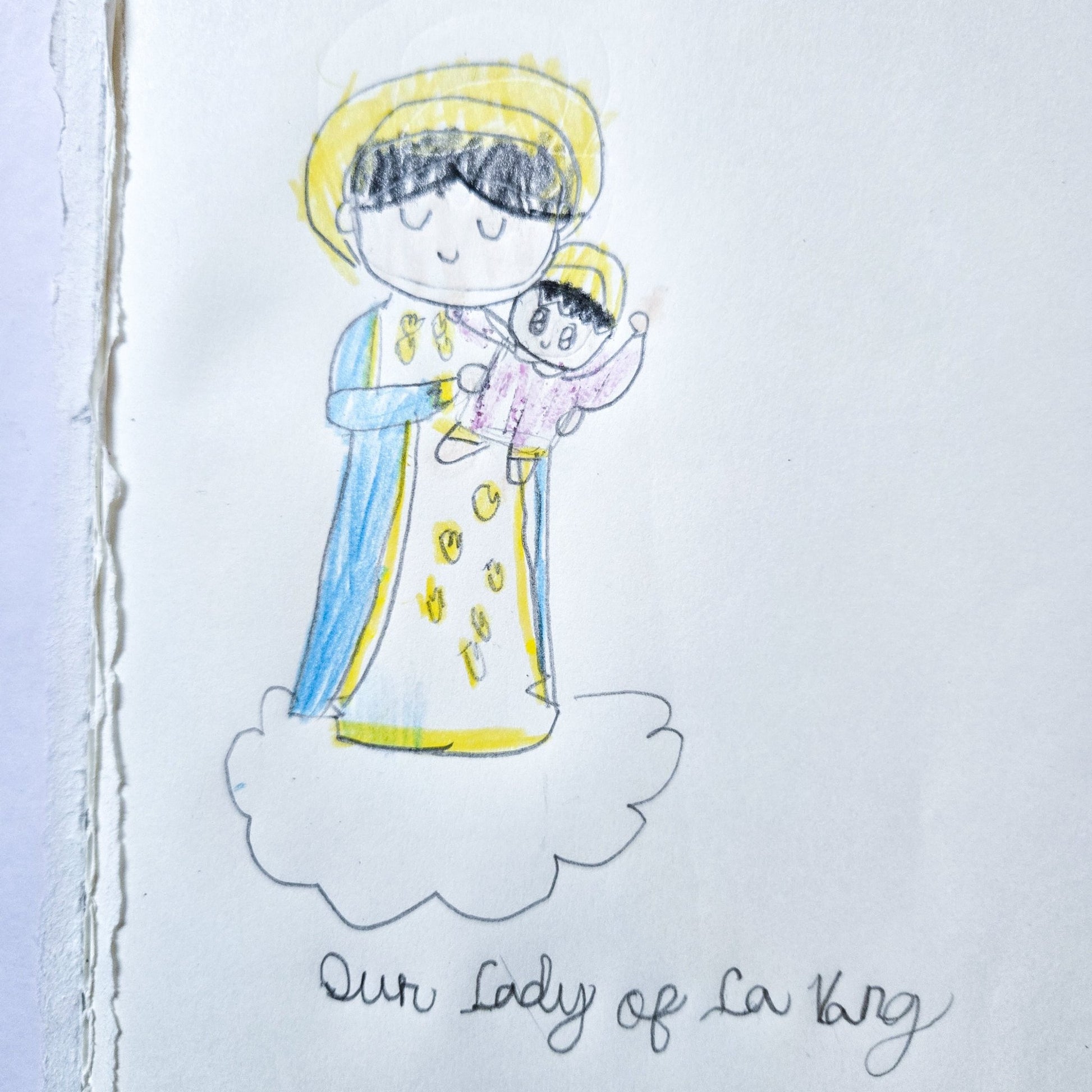 Our Lady of La Vang Waterproof Sticker - Heart & Halo