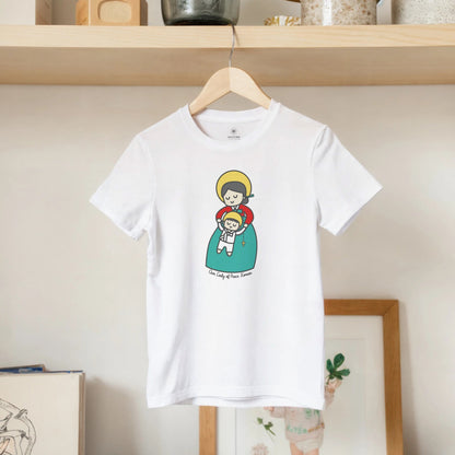 Our Lady of Peace Korean Kids T-Shirt - Heart & Halo