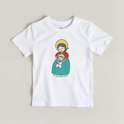 Our Lady of Peace Korean Kids T-Shirt - Heart & Halo