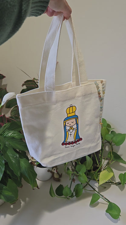 Queen Virgin Mary Cute Mini Tote Bag
