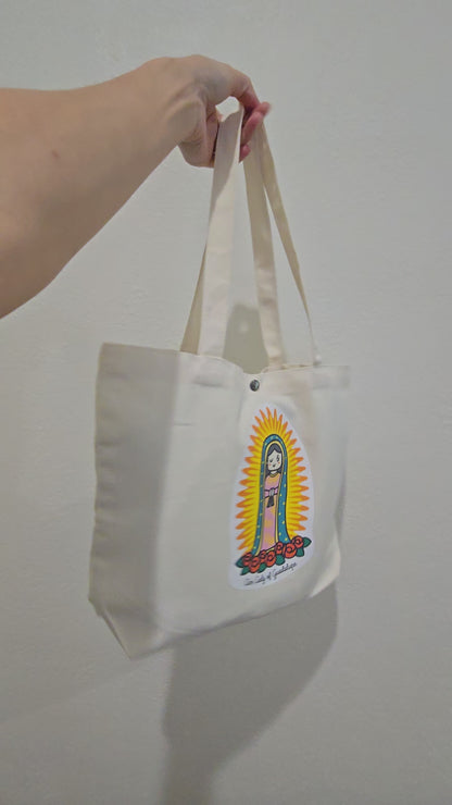 Our Lady of Guadalupe Medium Tote Bag