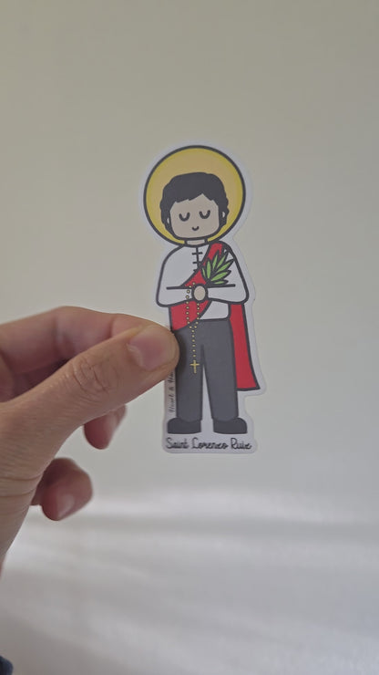 Saint Lorenzo Ruiz Waterproof Sticker