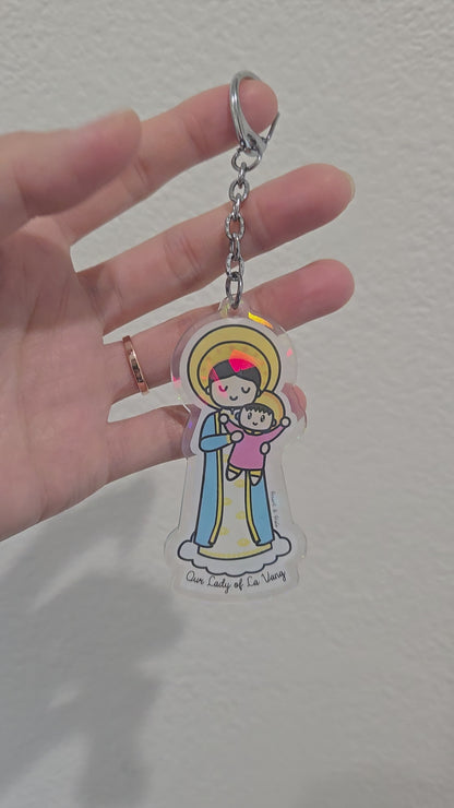 Our Lady of La Vang Acrylic Keychain | Catholic Charm