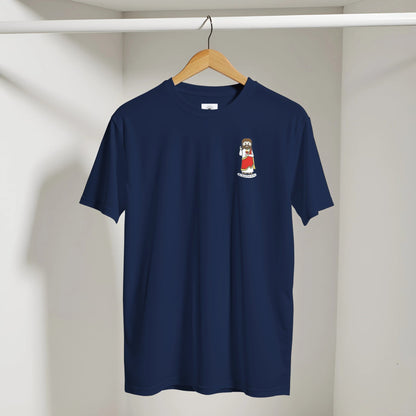 Sacred Heart of Jesus Adult Cotton T-Shirt - Heart & Halo