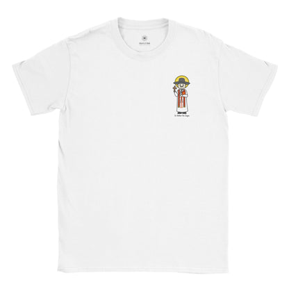 St. Andrew Kim Taegon Adult T-Shirt – Artistic Design Inspired by a Young Artist - Heart & Halo