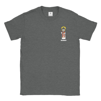 St. Andrew Kim Taegon Adult T-Shirt – Artistic Design Inspired by a Young Artist - Heart & Halo