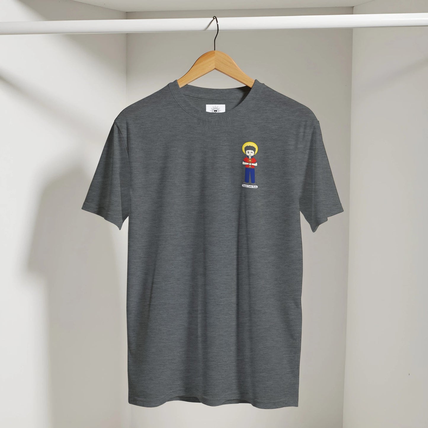 St Carlo Acutis Adult T-Shirt - Heart & Halo