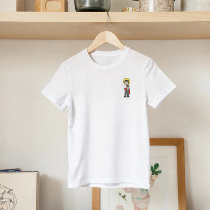 St. Lorenzo Ruiz Kids Cotton T-Shirt - Heart & Halo